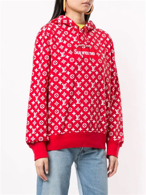 louis vuitton supreme felpe uomo|supreme x louis vuitton hoodie.